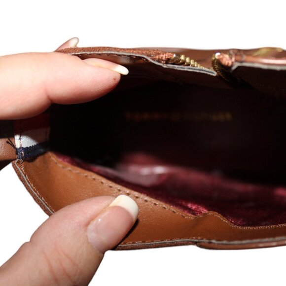 Tommy Hilfiger Fawn 2 Leather Almond Toe Ankle Cognac size 9 1/2 M New - Picture 8 of 14